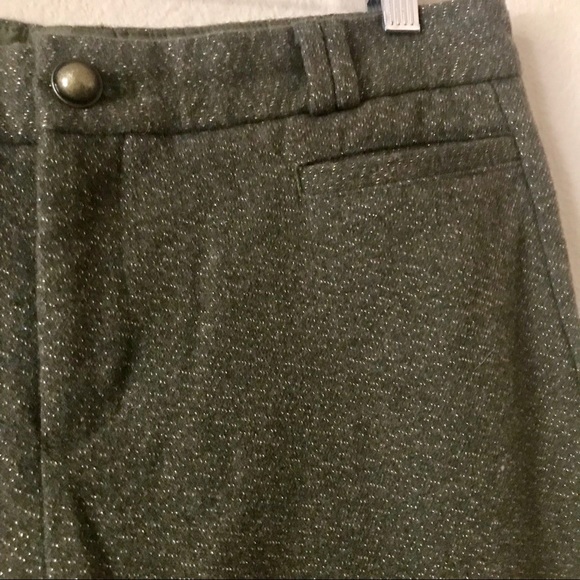 BANANA REPUBLIC Olive Logan Crop Pants - Picture 2 of 8